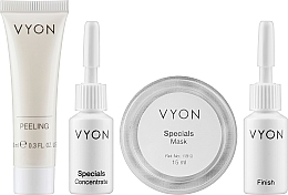 Gesichtspflegeset - Vyon Specials Moisturizing Treatment (Gesichtspeeling 10ml + Gesichtskonzentrat 7ml + Gesichtsmaske 15ml + Gesichtscreme 7ml) — Bild N2