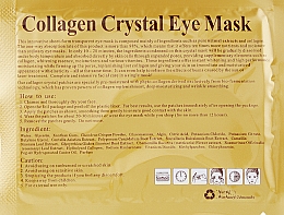 Anti-Aging Augenpatches mit Kollagen und Plazenta-Extrakt - Veronni Collagen Crystal Eye Mask — Bild N2