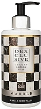 Düfte, Parfümerie und Kosmetik 2in1 Flüssigseife und Duschgel Marmor №1 - Dexclusive Luxury Lotion Soap Hand & Body Wash Marble №1 
