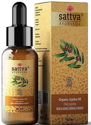 Organisches Öl Jojoba - Sattva Ayurveda Organic Jojoba Oil  — Bild N1