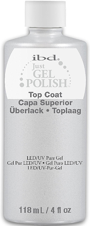 LED/UV Nagelüberlack (Nachfüller) - IBD Just Gel Top Coat Refill — Bild N1