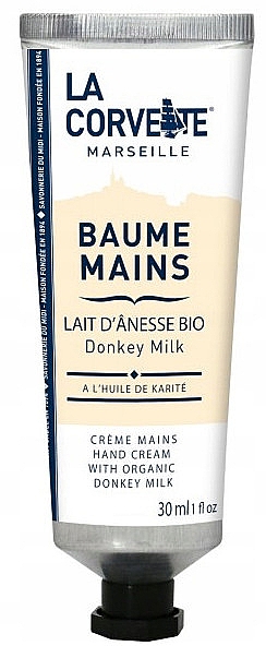 Handcreme Eselsmilch - La Corvette Donkey Milk Hand Cream — Bild N1