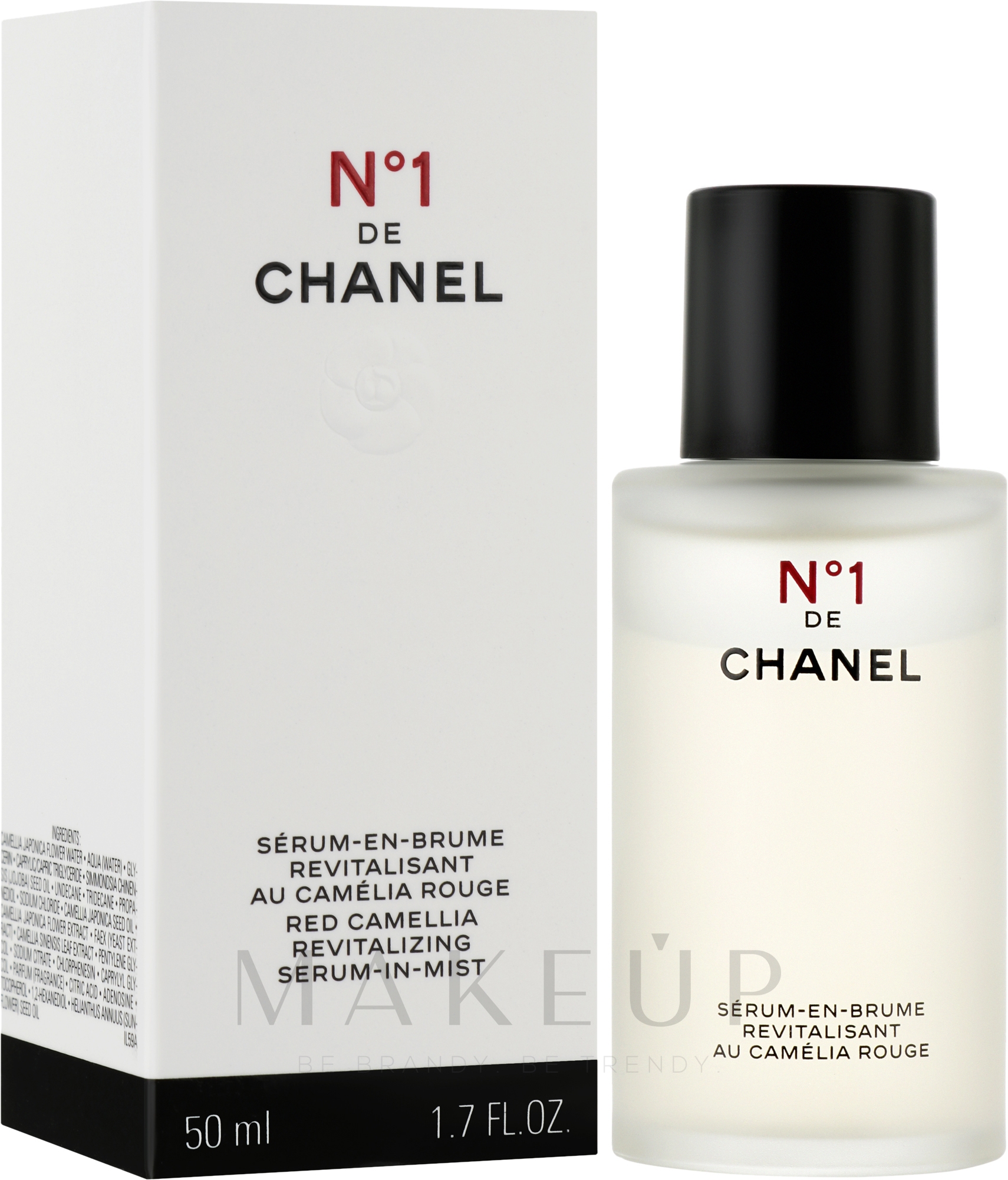 Revitalisierendes, feuchtigkeitsspendendes, regenerierendes Gesichtsserum-Spray gegen Falten - Chanel N1 De Chanel Revitalizing Serum-In-Mist — Bild 50 ml