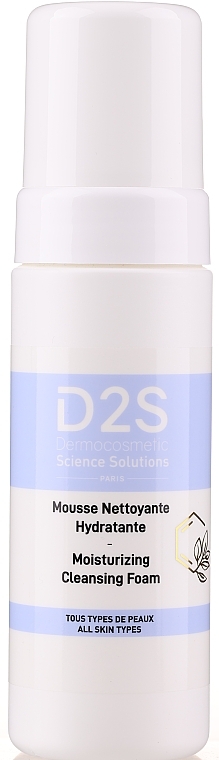 Feuchtigkeitsspendender Gesichtsreinigungsschaum für alle Hauttypen  - D2S Moisturizing Cleansing Foam  — Bild N1