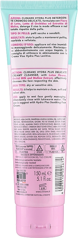 Cremiges Reinigungsmittel für trockene und empfindliche Haut - Clinians Hydra Plus Attiva Antistress Delicate Creamy Cleanser  — Bild N2