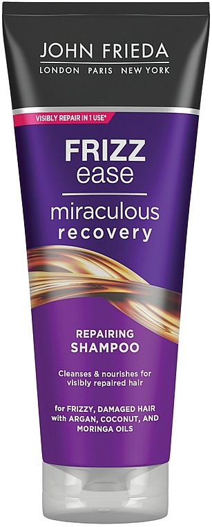 Wunder-Reparatur Shampoo für trockenes, widerspenstiges Haar - John Frieda Frizz Ease Miraculous Recovery Shampoo — Bild N1