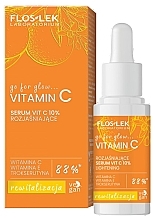 Aufhellendes und revitalisierendes Serum mit Vitamin C 10% - Floslek Go For Serum Vitamin C  — Bild N1