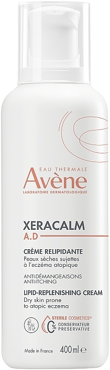 Pflegende Creme für sehr trockende, atopische und juckende Haut - Avene Peaux Seches XeraCalm A.D Creme Relipidant 