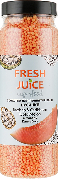 Badesalz mit Baobab- und Melonenduft - Fresh Juice Superfood Baobab & Caribbean Gold Melon — Bild N1