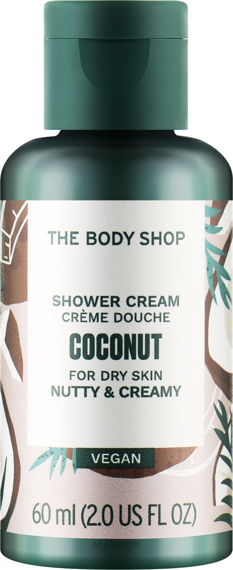 Duschcreme mit Kokosöl - The Body Shop Coconut Vegan Shower Cream (Mini)  — Bild 60 ml