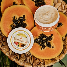 Creme-Peeling für das Gesicht mit Papaya und indischer Ginseng - Orientana Natural Cream Face Scrub Papaya — Bild N2