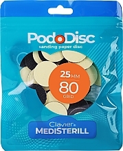 Düfte, Parfümerie und Kosmetik Ersatzscheiben für Pediküre-Disk L 80/25 mm - Clavier Medisterill PodoDisc