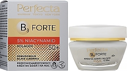 Anti-Falten-Creme für Tag und Nacht 50+ - Perfecta B3 Forte Anti-Wrinkle Day And Night Cream 50+ — Bild N2