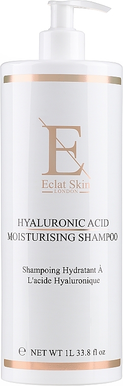 Feuchtigkeitsspendendes Haarshampoo - Eclat Skin London Hyaluronic Acid Moisturising Shampoo — Bild N1