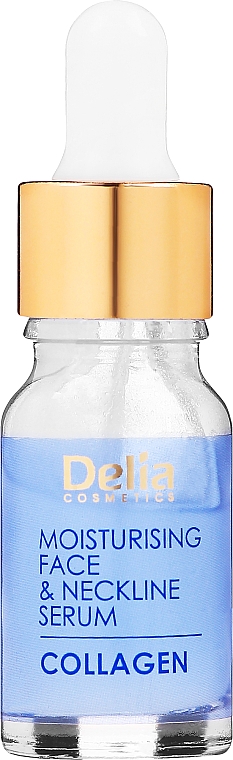 Anti-Falten Gesichts- und Halsserum mit feuchtigkeitsspendender Intensivpflege - Delia Collagen Intensive Anti-Wrinkle and Moisturising Treatment Serum