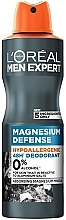 Düfte, Parfümerie und Kosmetik Alkoholfreies Deospray - L'oreal Paris Men Expert Magnesium Defence 48H Deodorant