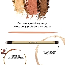 Lidschattenpalette - Eveline Cosmetics Charming Mocha Eyeshadow — Bild N6