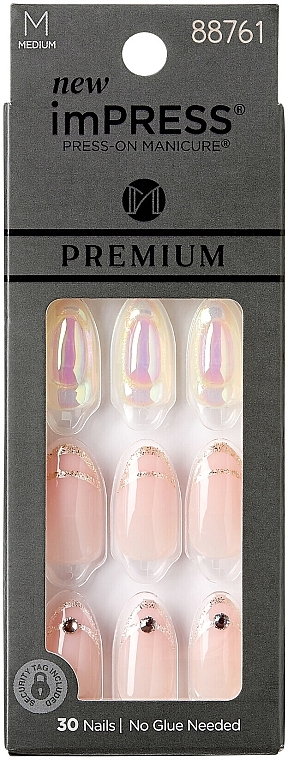 Set für künstliche Nägel mit Kleber - Kiss imPRESS Premium Press-On Manicure — Bild N2