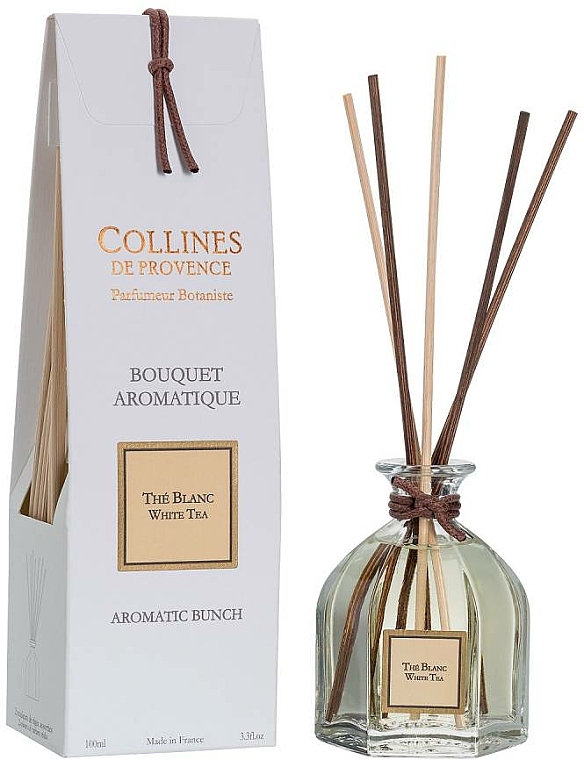 Aroma-Diffusor mit Duftstäbchen Weißer Tee - Collines de Provence Bouquet Aromatique White Tea — Bild N1