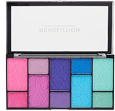 Düfte, Parfümerie und Kosmetik Lidschattenpalette - Makeup Revolution Reloaded Dimension Eyeshadow Palette Vivid Passion