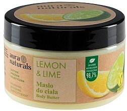 Körperbutter mit Zitrone und Limette - Aura Naturals Lemon & Lime Body Butter — Bild N1