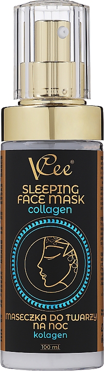 Nachtmaske für das Gesicht mit Kollagen - Vcee Sleeping Facr Mask Collagen — Bild N1