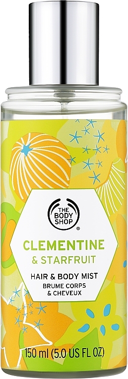 Haar- und Körperspray Clementine & Carambola - The Body Shop Clementine & Starfruit Hair & Body Mist — Bild N1