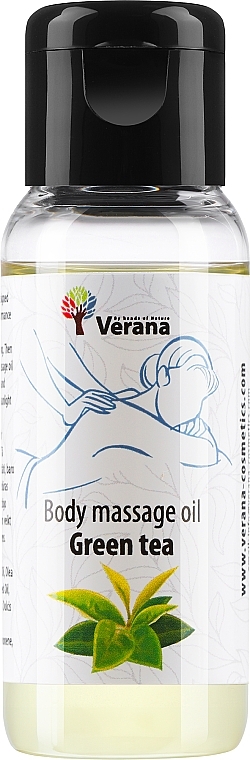 Körpermassageöl Green Tea - Verana Body Massage Oil  — Bild N1