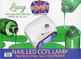 Düfte, Parfümerie und Kosmetik Lampe für Nageldesign CCFL+LED schwarz - Ronney Profesional Lucy CCFL + LED 36W (GY-LCL-021) Lamp