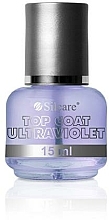 Düfte, Parfümerie und Kosmetik Fluoreszierender Nagelüberlack - Silcare Top Coat Ultraviolet 15 ml