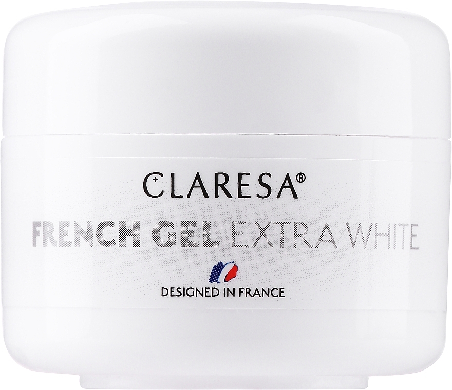Nagelgel - Claresa French Gel Extra White — Bild N1