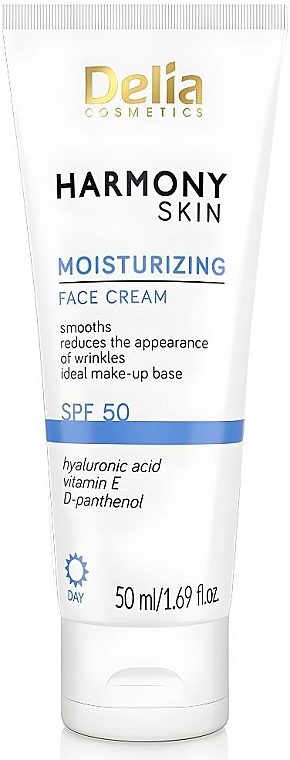 Feuchtigkeitscreme SPF 50 - Delia Harmony Skin — Bild N1