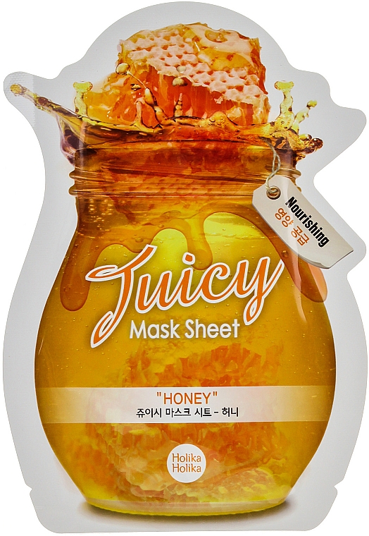 Tuchmaske mit Honig-Extrakt - Holika Holika Honey Juicy Mask Sheet — Bild N1