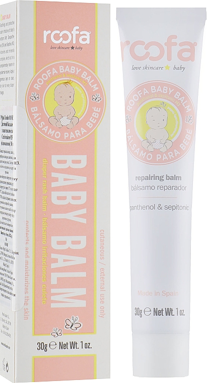 Körperbalsam für Babys mit Panthenol und Sepitonic - Roofa Panthenol & Sepitonic Baby Balm — Bild N1