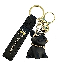 Düfte, Parfümerie und Kosmetik Schlüsselanhänger Bulldogge schwarz - Ecarla