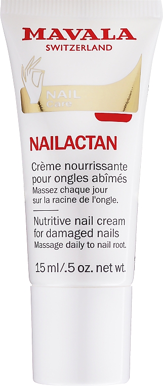 Creme für beschädigte Nägel (Tube) - Mavala Nailactan Nutritive Nail Cream For Damaged Nails — Bild N2