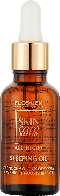 Nährendes Öl für Gesicht, Hals und Dekolleté - Floslek Skin Care Expert Overnight Oil Nourishing — Bild N1