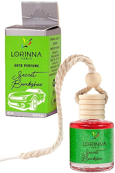 Auto-Lufterfrischer - Lorinna Paris Secret Bombshell Auto Perfume  — Bild N1