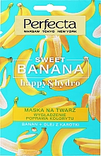 Glättende und feuchtigkeitsspendende Gesichtsmaske mit Banane und Karottenöl - Perfecta Sweet Banana Happy & Hydro Mask — Bild N1