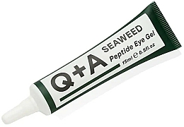 Düfte, Parfümerie und Kosmetik Augenkonturgel mit Peptiden und Meeresalgen - Q+A Seaweed Peptide Eye Gel