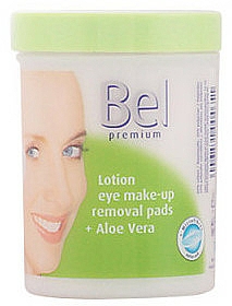 Feuchte Wattepads zum Abschminken mit Aloe Vera - Bel Premium Lotion Eye Make-Up Pads Aloe Vera — Bild N1