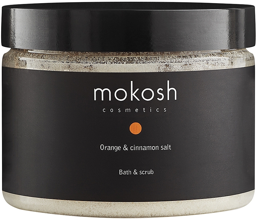 Bade- und Peelingsalz mit Orangen und Zimt - Mokosh Cosmetics Orange With Cinnamon Bath Salt — Bild N1