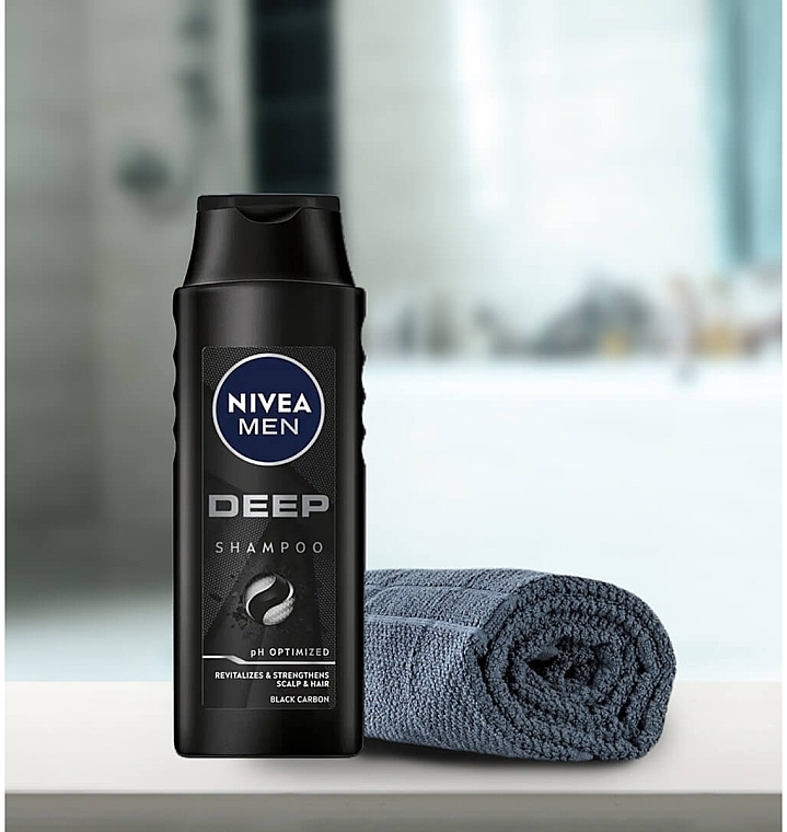 Revitalisierendes Shampoo für Männer mit Elektrolyten und Aktivkohle - NIVEA Men Deep Revitalizing Shampoo — Bild N3