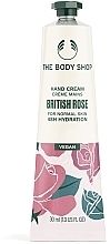 Düfte, Parfümerie und Kosmetik Handcreme British Rose - The Body Shop Hand Cream