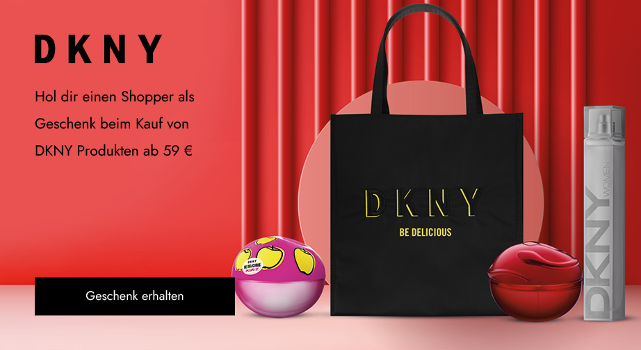 Hol dir einen Shopper als Geschenk beim Kauf von DKNY Produkten ab 59 €