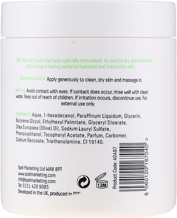 Tief feuchtigkeitsspendende Körpercreme mit Olivenöl - Xpel Marketing Ltd Body Care Olive Oil Cream — Bild N2