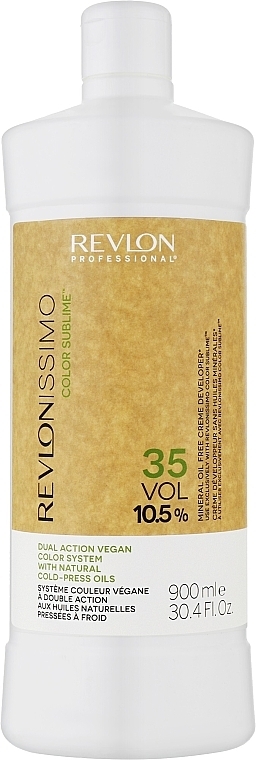 Pflegendes veganes Creme-Oxidationsmittel - Revlon Revlonissimo Color Sublime Mineral Oil Free Creme Developer 35 Vol 10,5% — Bild N2