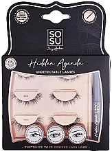 Wimpernset 10-14 mm mit Kleber - Sosu by SJ Hidden Agenda Undectectable Lashes — Bild N2