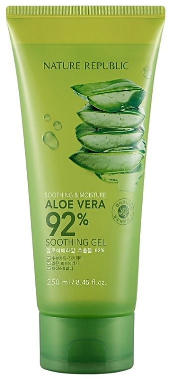 Gesichts- und Körpergel, Tube - Nature Republic Soothing & Moisture Aloe Vera 92% Soothing Gel — Bild N1