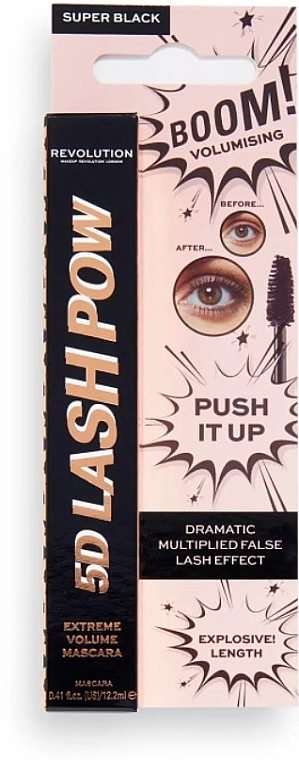 Wimperntusche - Makeup Revolution 5D Lash Pow Mascara — Bild N4